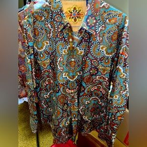 Robert Graham men’s long sleeve shirt XL